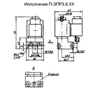 Размеры П-ЭПР3.6.ХХ